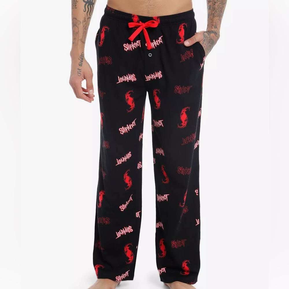 Unisex Slipknot Goat Logo Pajama Pants Hot Topic